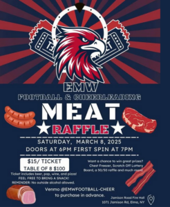 EMW Football & Cheerleading Meat Raffle @ Jamison Road Vol. Fire Co. | Elma | New York | United States