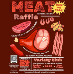 Stumpf’s Gymnastics Center Meat Raffle @ Lancaster Variety Club | Lancaster | New York | United States